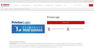 
                            6. PrinterLogic - Canon Solutions America - Print Logic Login