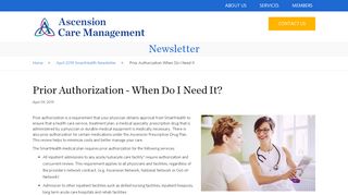 
                            9. Prior Authorization When Do I Need It - Ascension Care ... - Ascension Smart Health Portal