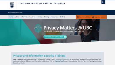 Privacy Matters @ UBC