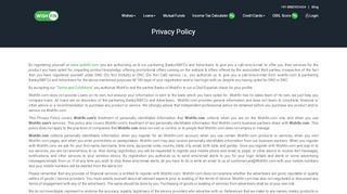 
                            9. Privacy Policy - Wishfin - Wishfin Portal