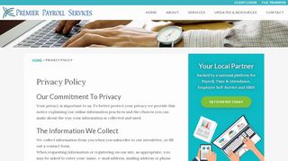
                            6. Privacy Statement - Premier Payroll Services - Onlineemployer Com Login