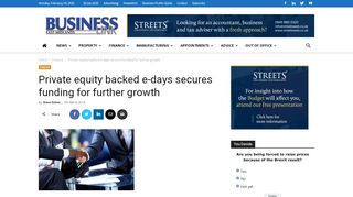 
                            8. Private equity backed e-days secures funding for further growth - Edays Login Interserve