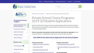 
                            2. Private School Choice Programs: 2020-21 Student ... - WI DPI - Mpcp Portal