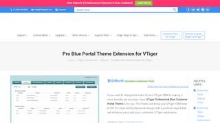 
                            5. Pro Blue Portal Theme Extension for VTiger - VTiger Experts - Vtiger Customer Portal Themes