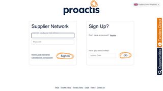 
                            6. Proactis - Supplier Network - Pro Contract Portal