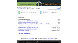
                            2. ProAudioTorrents Support Team - Proaudiotorrents Portal