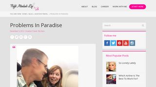 
                            7. Problems In Paradise | Flight Attendant Life | Aviation. Career ... - Myidtravel Portal Problems