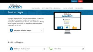 
                            3. Product Login | EdOptions Academy - Academy Platoweb Portal