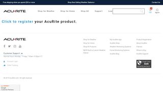 
                            8. Product Registration | AcuRite - My Acurite Portal
