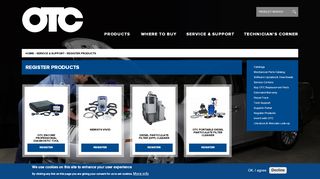
Product Registration - Register OTC Tools, Products and Equipment
