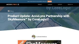 Product Update: AccuLynx Partnership with SkyMeasure™ by ... - Skymeasure Login