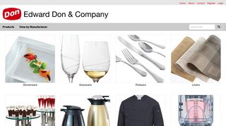 
                            3. Products - Edward Don & Company