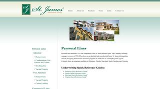 
                            2. Products | Personal Lines - St. James Insurance Group - St James Agent Login