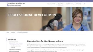 Professional Development - The Advocate Nurse - Advocate Atms Learning Login