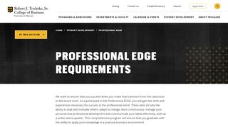 
Professional EDGE Requirements | Trulaske College of ...
