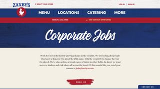 
                            6. Professional Jobs & Corporate Careers | Zaxby's - Team Zaxby's Portal