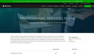 
                            5. Professional Services Plans - Druva - Druva Partner Portal