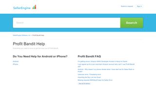
                            8. Profit Bandit Help – SellerEngine Software, Inc. - Profit Bandit Portal