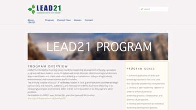 Program Overview - Lead21