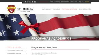 
                            5. programas académicos - UTH Florida - Uth Florida Portal