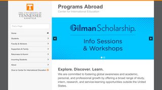 
                            2. Programs Abroad | The University of Tennessee, Knoxville - Utk Study Abroad Portal