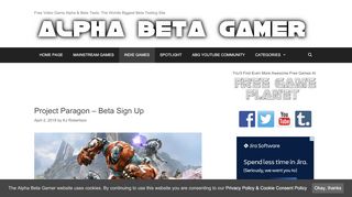 
                            1. Project Paragon – Beta Sign Up | Alpha Beta Gamer - Paragon Beta Sign Up
