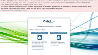 
                            7. Proliant - Mcd Employee Portal