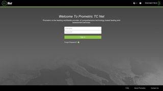 
Prometric TC Net - Prometric TC Net  
