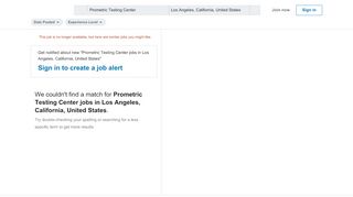 
Prometric Testing Center hiring Test Center Administrator in ...  
