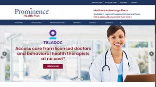 Prominence Health Plan | A trusted partner in health coverage - Prominence Health Plan Provider Portal