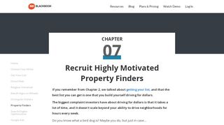 
                            8. Property Finders - Motivated Seller Leads - REI BlackBook - Property Scout Pipeline Portal