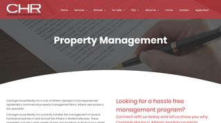 
                            4. Property Management | Carriage House Realty - Carriage House Realty Tenant Portal