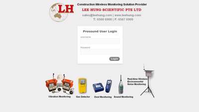 
                            1. Prosound User Login - Lee Hung