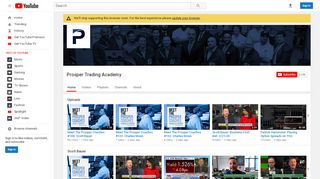 
                            7. Prosper Trading Academy - YouTube - Prosper Trading Portal