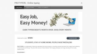 
                            4. PROTYPERS - Online typing - http://protypersonlinetyping ... - Protypers Portal