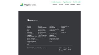 
Provider Information | MultiPlan  
