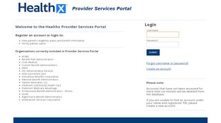
                            6. Provider Portal - Healthx - Www Benesyst Net Portal Aspx