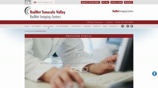 
                            2. Provider Portal | RadNet Temecula Valley - Temecula Valley Imaging Portal