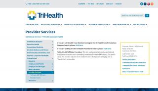 
                            4. Provider Services | TriHealth - Trihealth Benefit Solutions Provider Portal