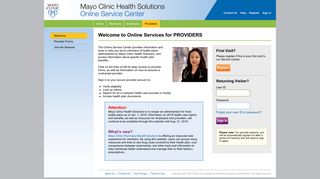 
                            1. Providers - Januaryo Clinic Health Solutions - Mayo Clinic Health Solutions Provider Portal