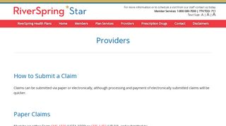 
                            3. Providers – Riverspring Star - Elderserve Provider Portal