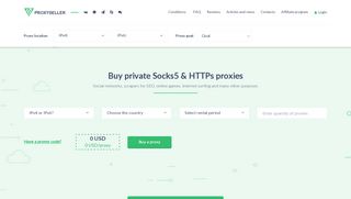 
                            7. Proxy-Seller: Buy proxy - Private Socks5 & HTTPs proxies - Buyproxy Ru Portal