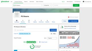 
                            2. PS-Stearns Reviews | Glassdoor - Ps Stearns Portal