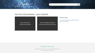Psychic Encounters - Help Center - Psychic Encounters Portal