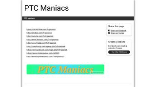 
                            4. PTC Maniacs - ptc-maniacs.simplesite.com - Smybux Portal