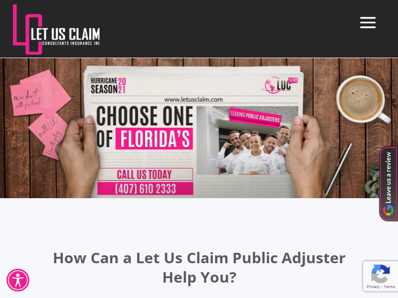 
                            5. Public Adjuster: Protects the Public During the Claim Process.