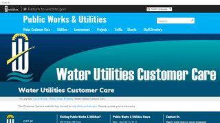 
                            3. Public Works & Utilities Water Utilities Customer ... - Wichita Gov - Wichita Water Portal