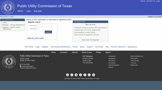 
                            8. PUCTX Portal Login - Power To Choose - Texas.gov - Puc Online Portal Login