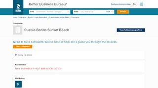 
                            8. Pueblo Bonito Sunset Beach | Complaints | Better Business ... - Pueblo Bonito Preferred Passport Login