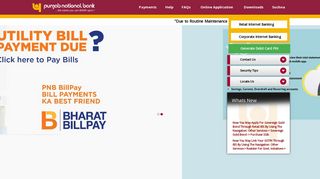 
Punjab National Bank Internet Banking  
